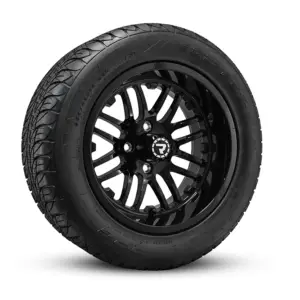 ECLIPSE 255x45R14 on THROTTLE 14x7 GLOSS BLACK_angled