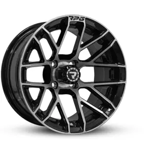 nitro 14x7 black machined angled