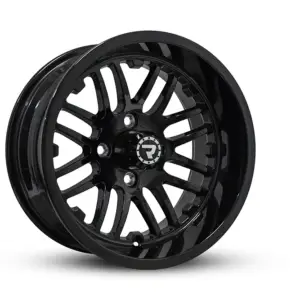 throttle 14x7 gloss black angled