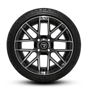 Eclipse 215x35r14 on RPG NITRO 14x7 Gloss Black Machined flat copy