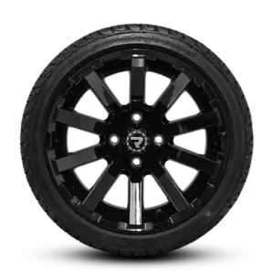 Eclipse 215x35r14 on RPG RECON 14x7 Gloss Black flat copy
