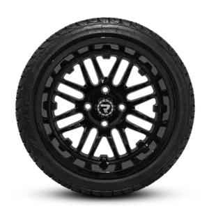 Eclipse 215x35r14 on RPG THROTTLE 14x7 Gloss Black flat copy